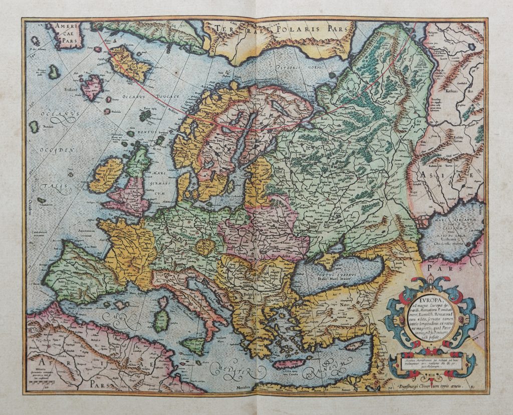 Mercator Atlas of 1595